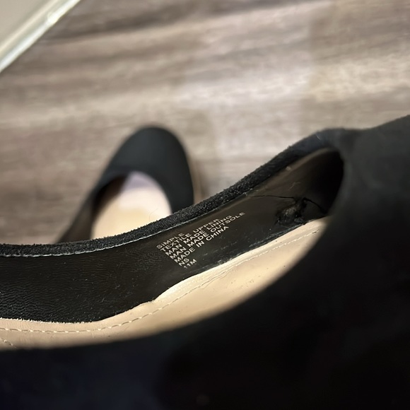 Charles by Charles David Black Suede Wedges - Picture 4 of 4